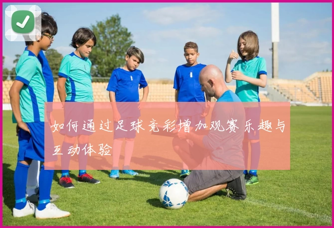 如何通过足球竞彩增加观赛乐趣与互动体验